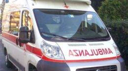 Ambulanza-infortunio cassino